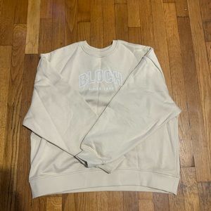 Bloch logo nude Sweatshirt Size XS